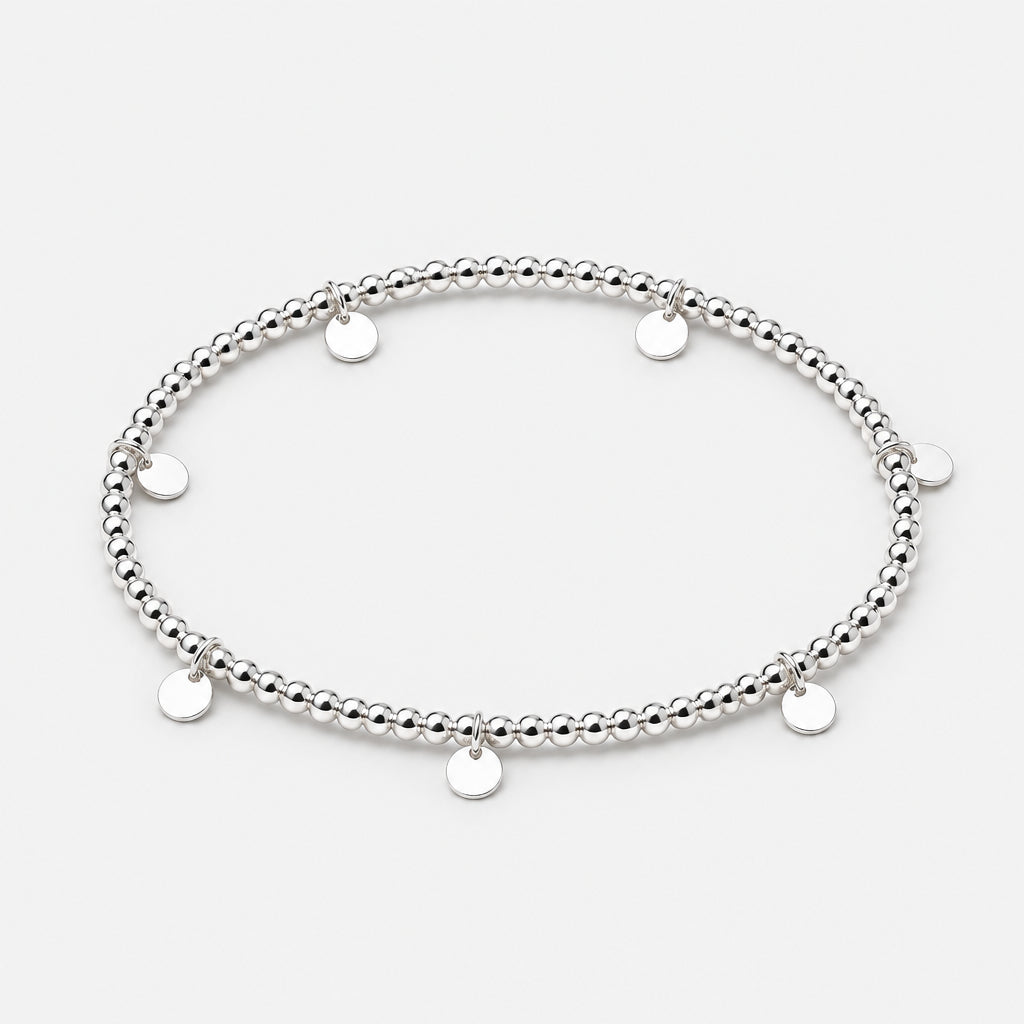 925 Sterling Silver Ball Bracelet 