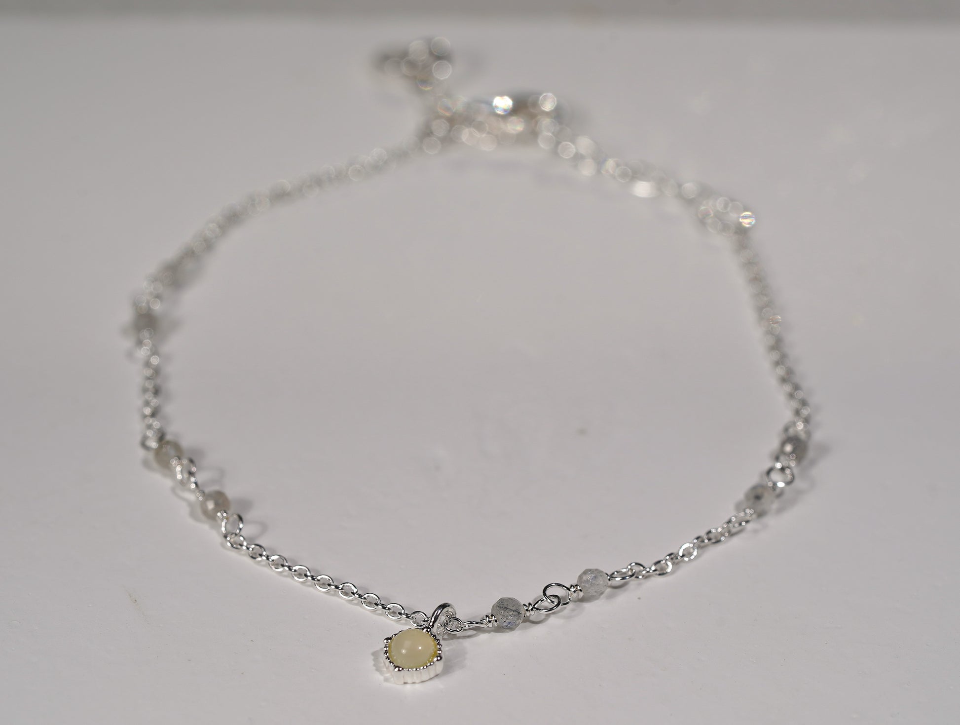925 Sterling Silver Bracelet with gemstone
