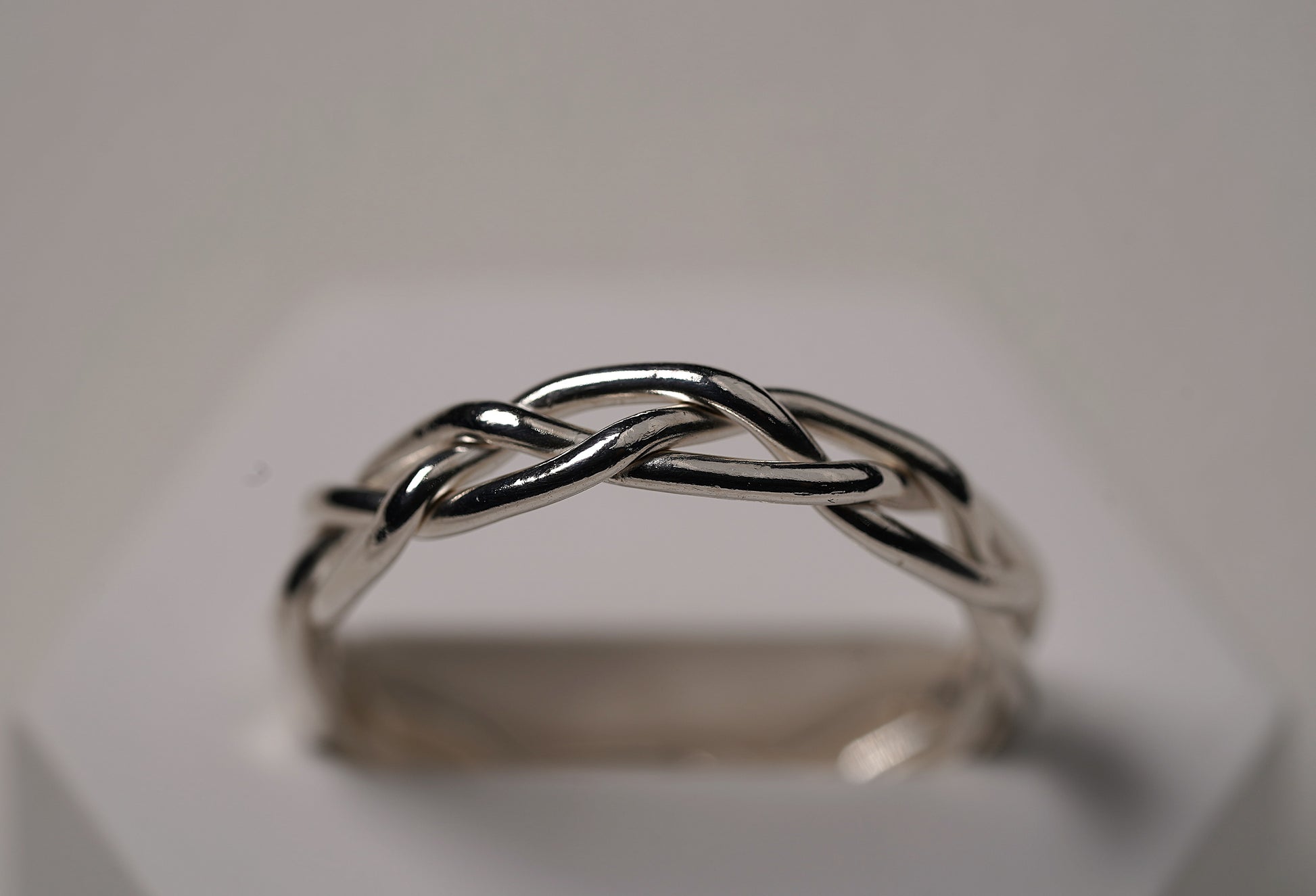 925 Sterling Silver Braided Ring 