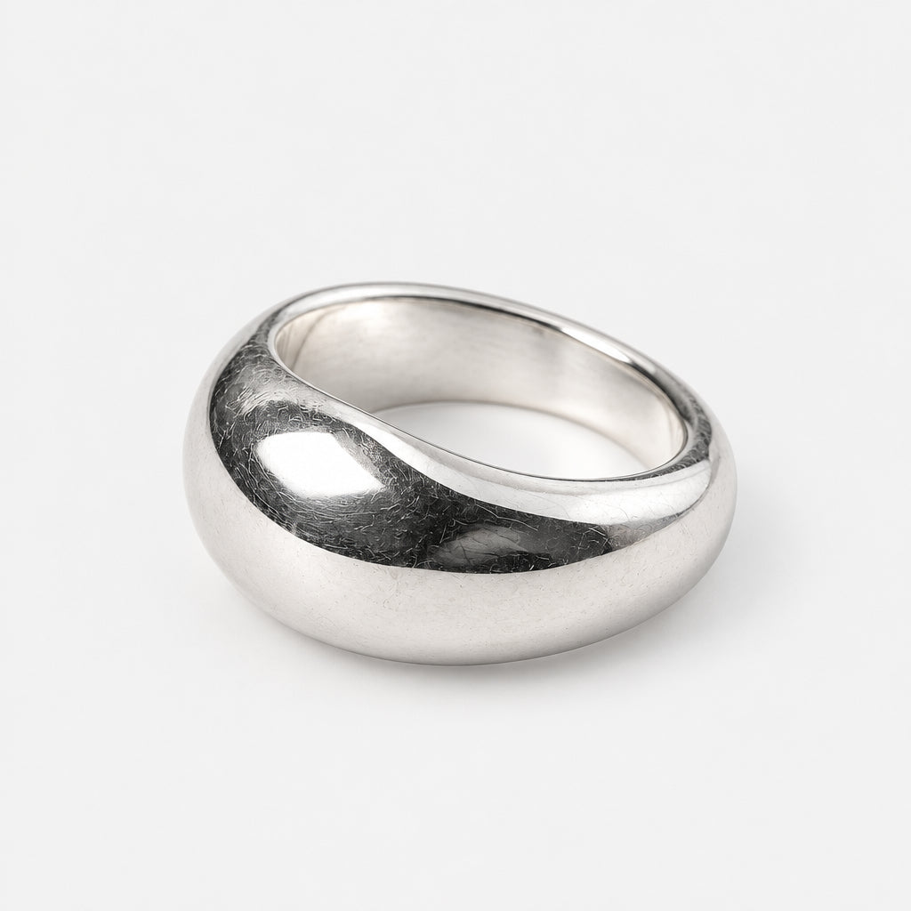 925 Sterling Silver Chunky Statement Ring
