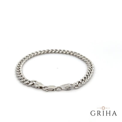 925 Sterling Silver Cuban Chain Bracelet 6mm