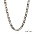 925 Sterling Silver Cuban Chain Necklace 8mm