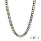 925 Sterling Silver Cuban Chain Necklace 8mm