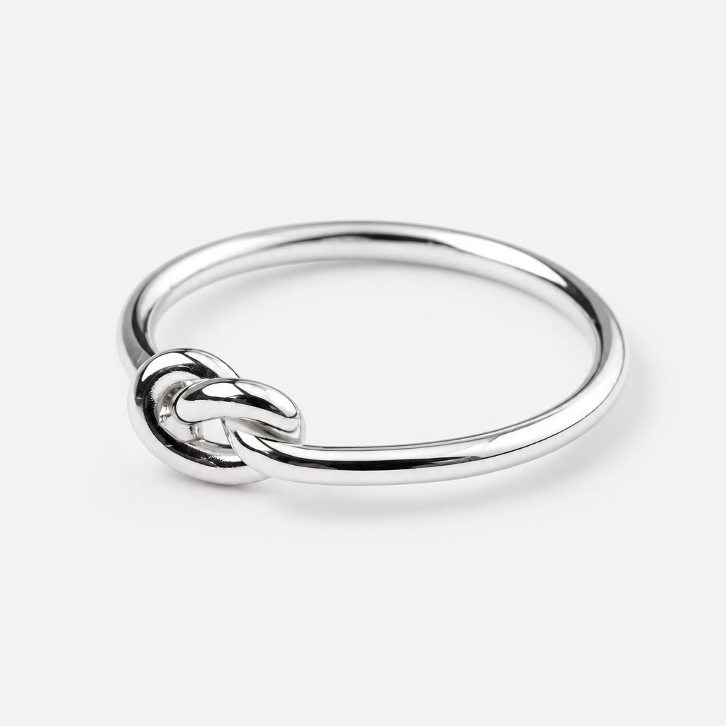 925 Sterling Silver Knot Ring