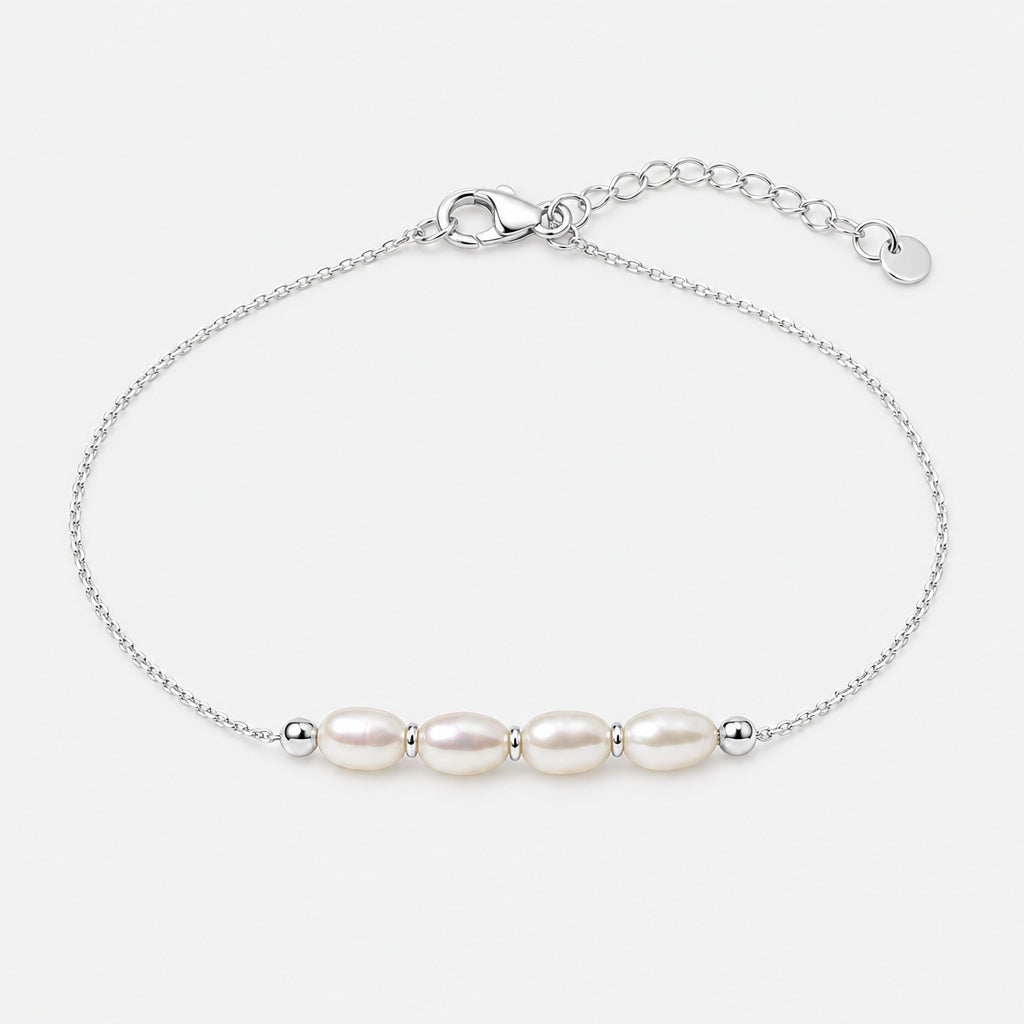 925 Sterling Silver Mother of Pearl Bracelet