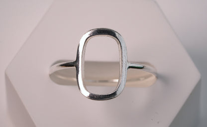 925 Sterling Silver Oval Ring - Timeless Jewellery