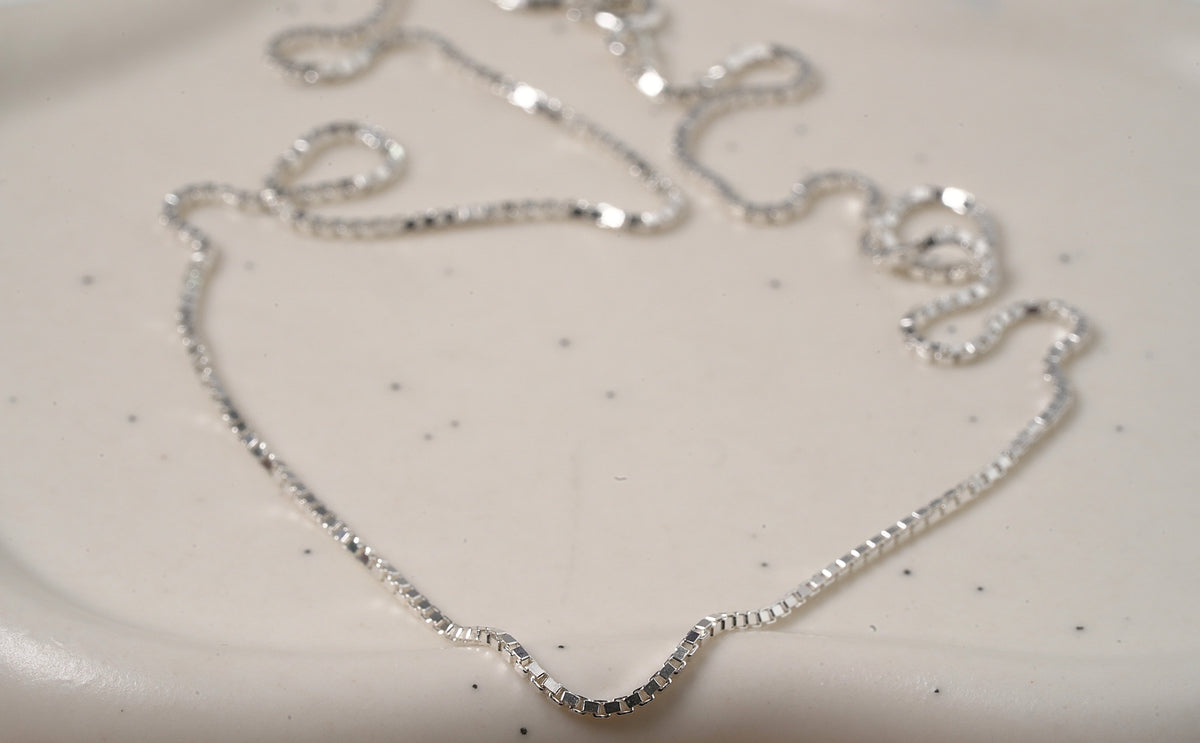 925 Sterling Silver Thin Box Chain