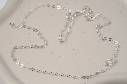 925 Sterling Silver Thin Link Chain