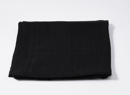 Black Cashmere Ring Shawl