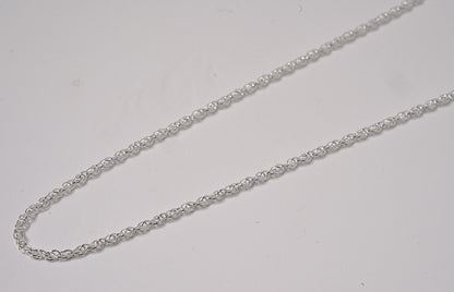 Simple Woven Sterling Silver Chain - Griha Threads & Treasure