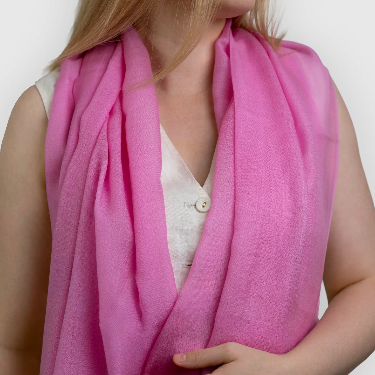 pashmina shawl scarf bright pink griha