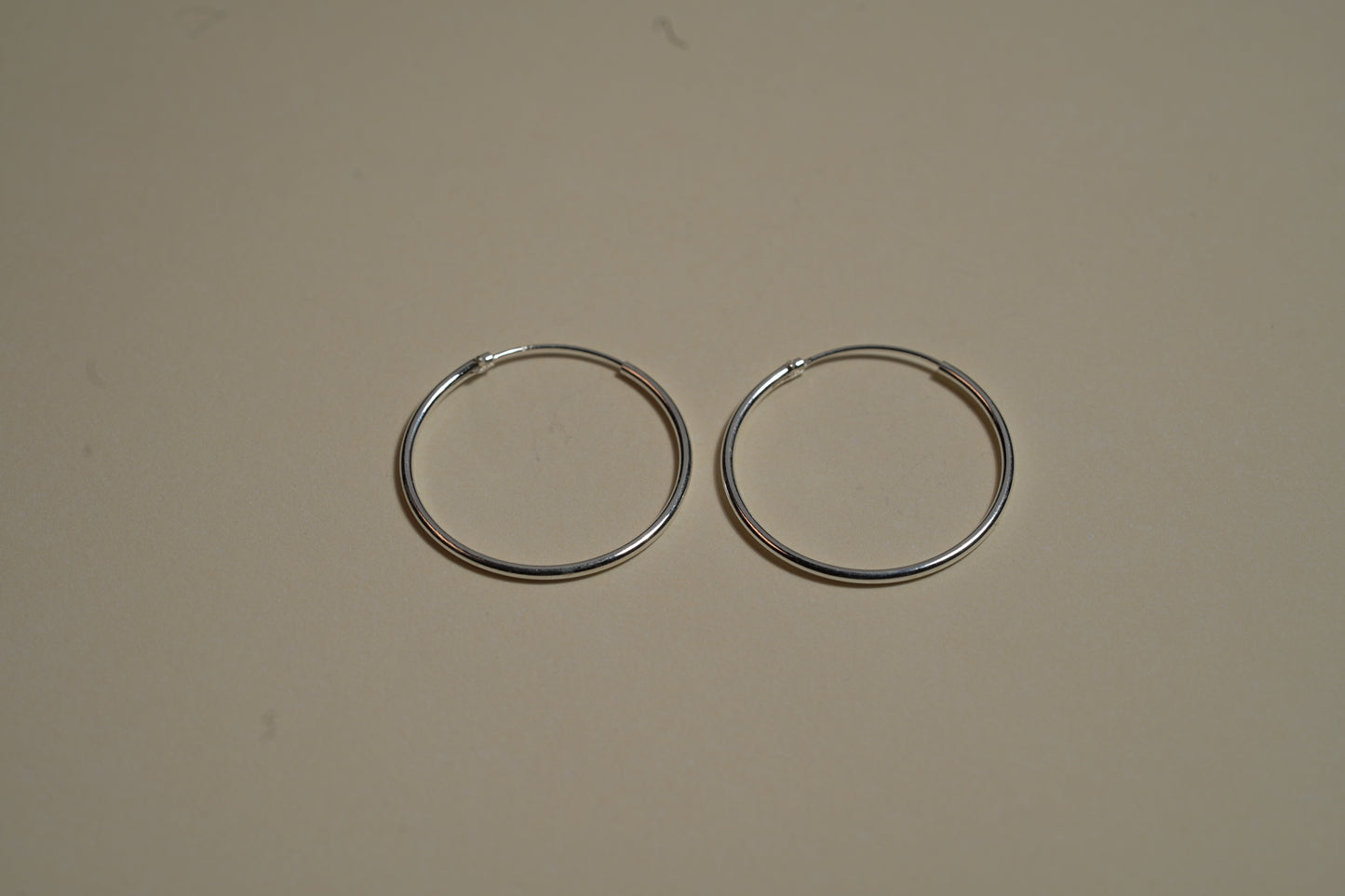 Simple Silver Hoop Earring - Griha Threads & Treasure