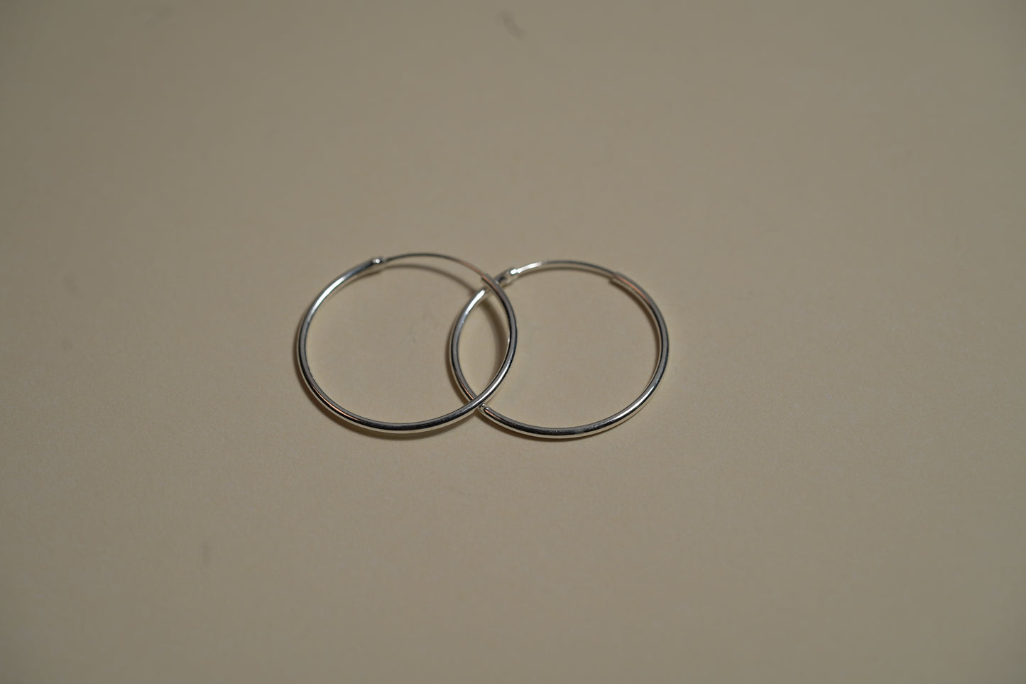 Simple Silver Hoop Earring - Griha Threads & Treasure