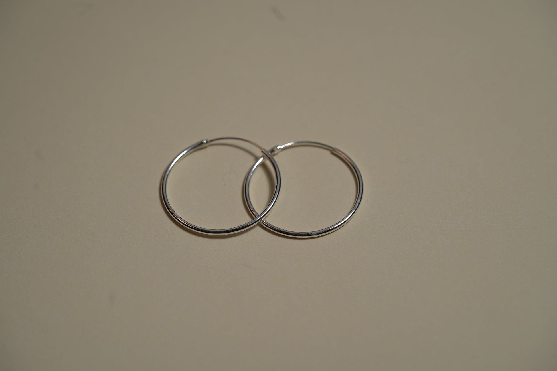 Simple Silver Hoop Earring - Griha Threads & Treasure