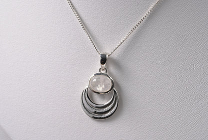 Unique Moonstone Pendant - Griha Threads & Treasure