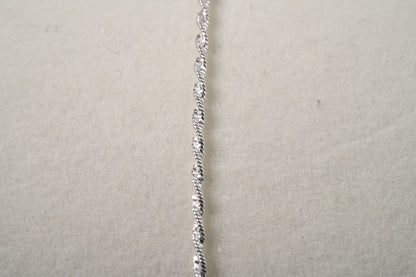 Twisted Premium Sterling Silver Chain - Griha Threads & Treasure