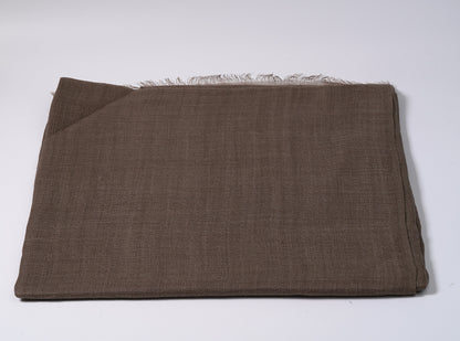 Dark Brown Cashmere Ring Shawl