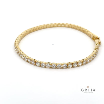 Gold Tennis Bracelet 