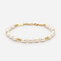 Gold fresh water pearl bracelet