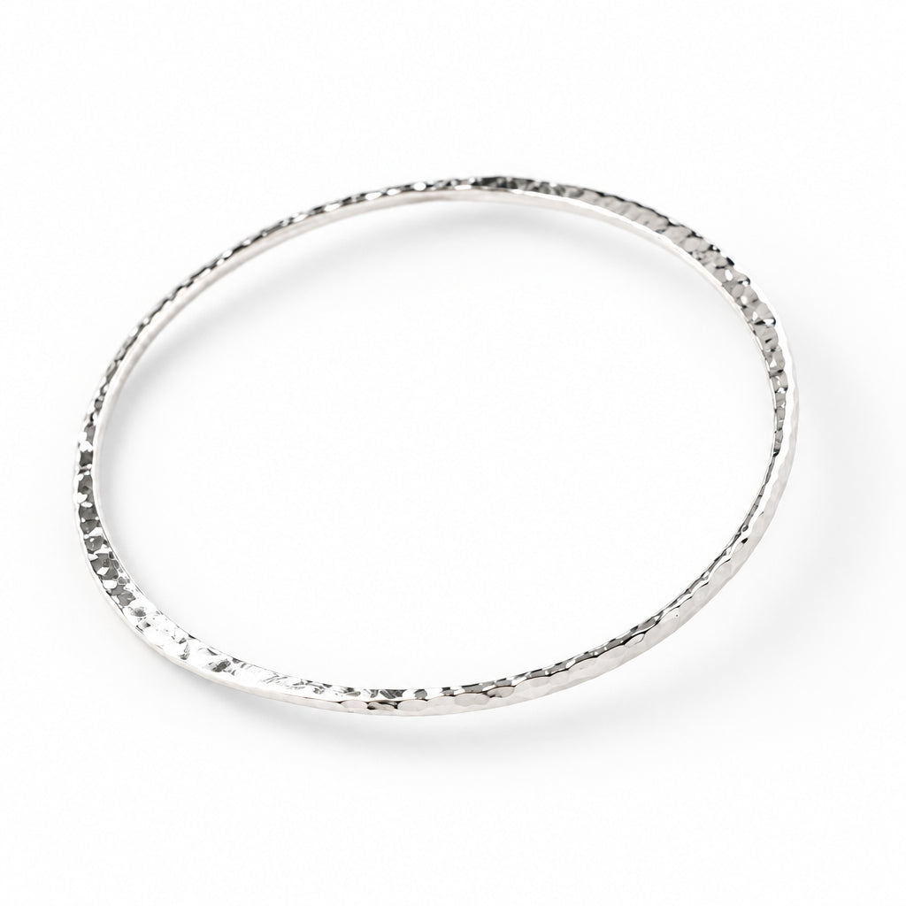 Thin Hand Hammered Bangle - Griha Threads & Treasure