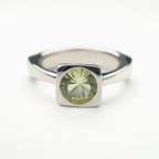 Sterling Silver Lemon Quartz Gemstone Ring