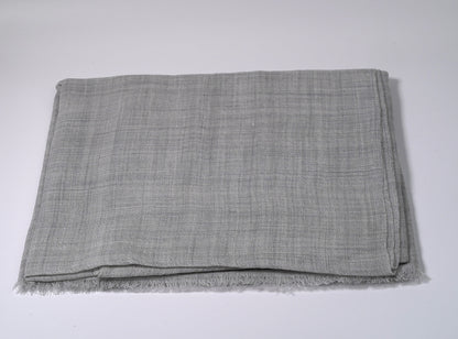 Light Grey Cashmere Ring Shawl