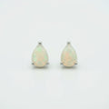 Opal stud earrings 925 sterling silver