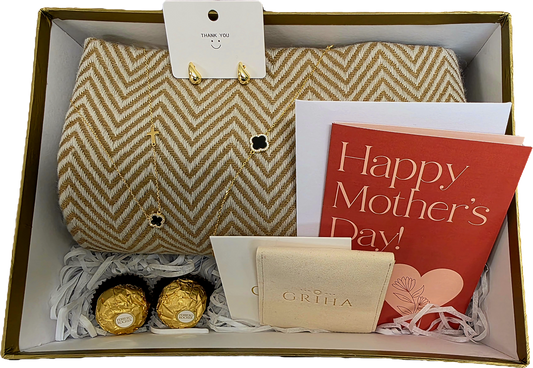 Premium Griha Mothers Day Gift Box Sterling Silver Jewellery and Pashmina