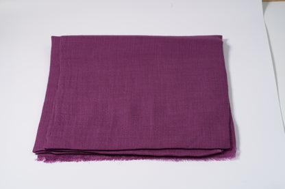 Purple Cashmere Ring Shawl