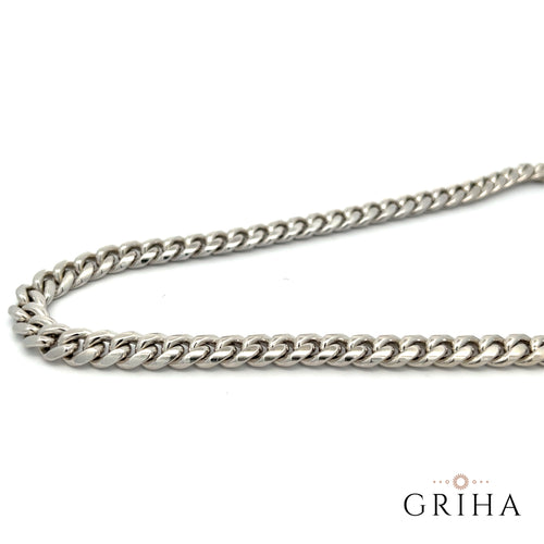 925 Sterling Silver Cuban Chain Necklace 8mm