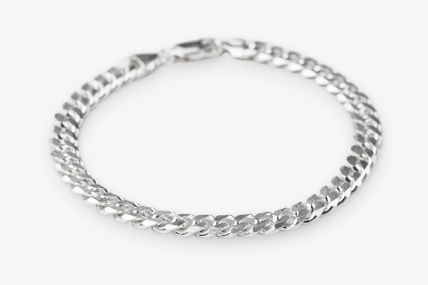 Sterling Silver Cuban Chain Bracelet – 6.5mm