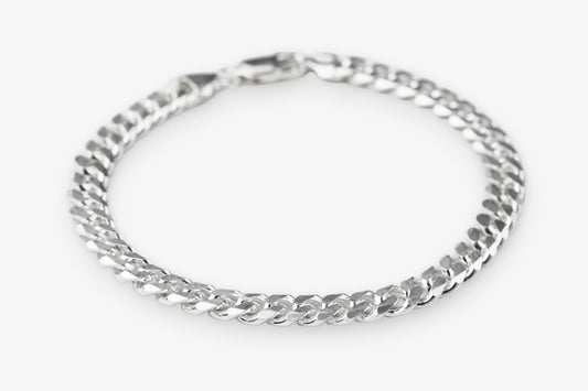 Sterling Silver Cuban Chain Bracelet – 6.5mm