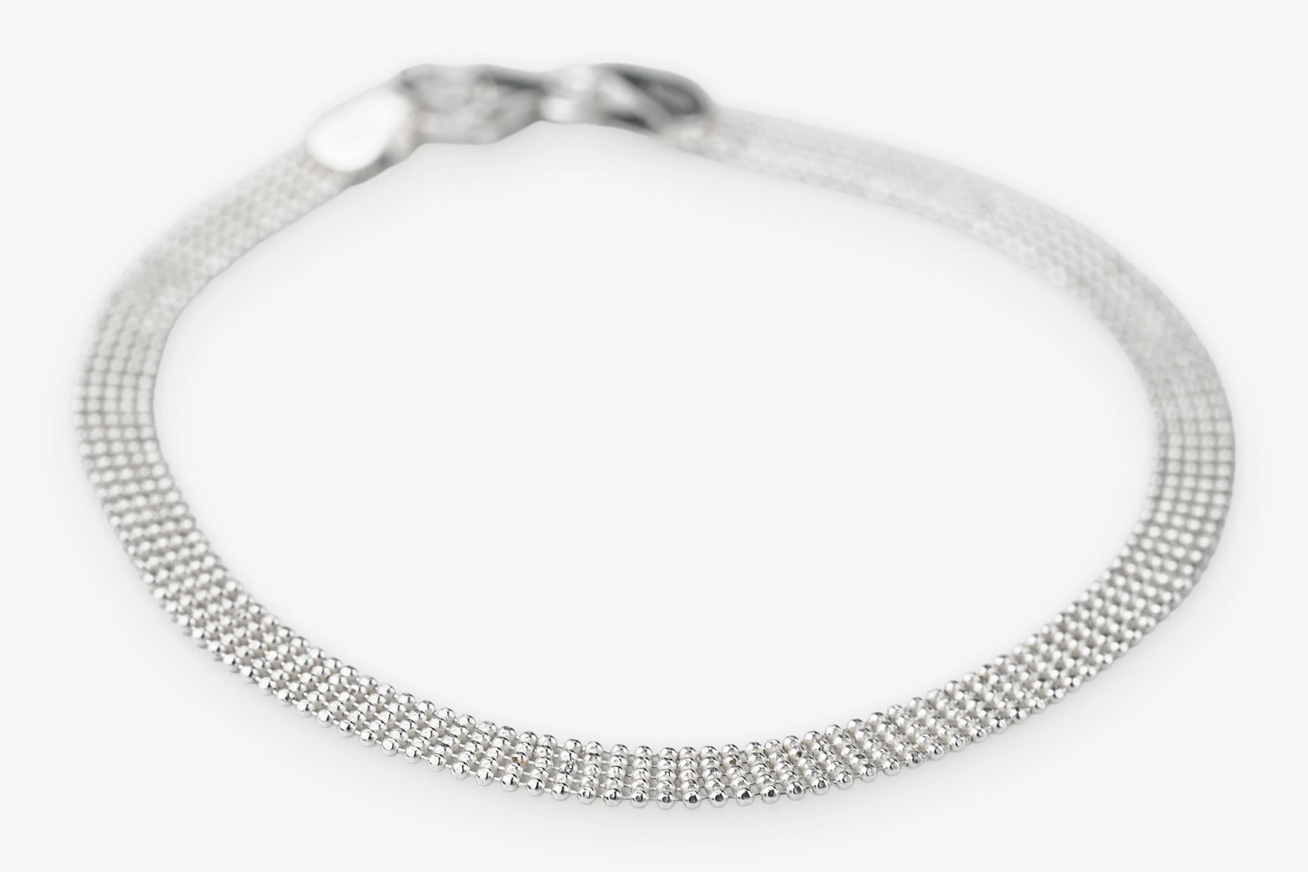 Fine Mesh Sterling Silver Bracelet Modern Silver Jewellery