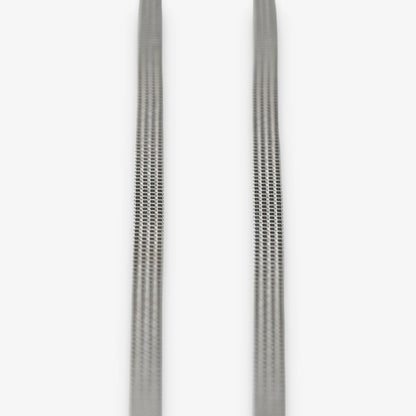 Sterling Silver Solid Mesh Necklace close up detail