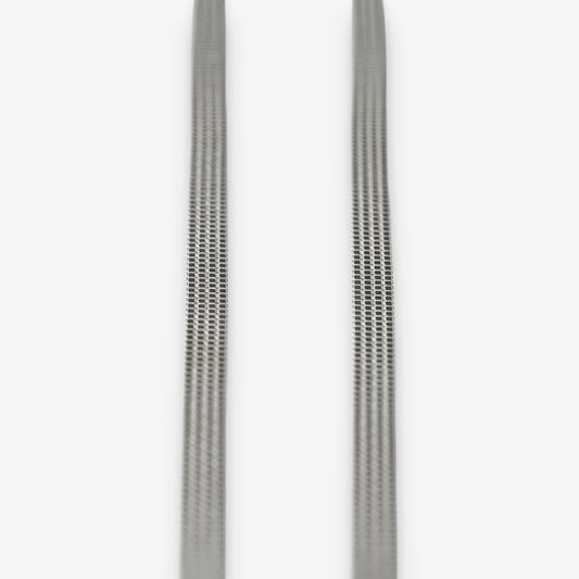 Sterling Silver Solid Mesh Necklace close up detail
