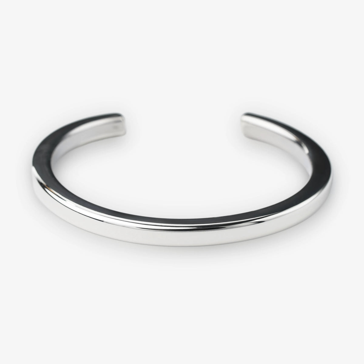 Sterling Silver Minimalist Cuff Bangle