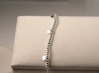 Sterling 925 Silver Ball Bracelet 