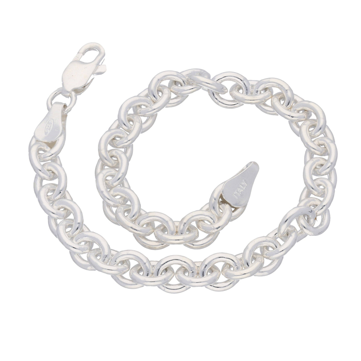 Sterling Silver Cable Link Chain Bracelet