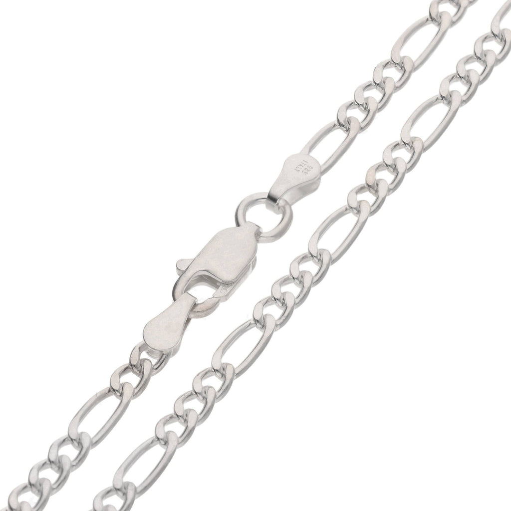 Sterling Silver Figaro Chain Necklace