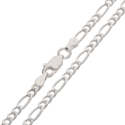 Sterling Silver Figaro Chain Necklace