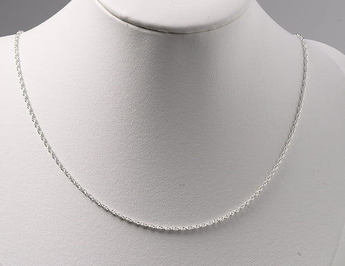 Sterling Silver Knitted Chain Necklace