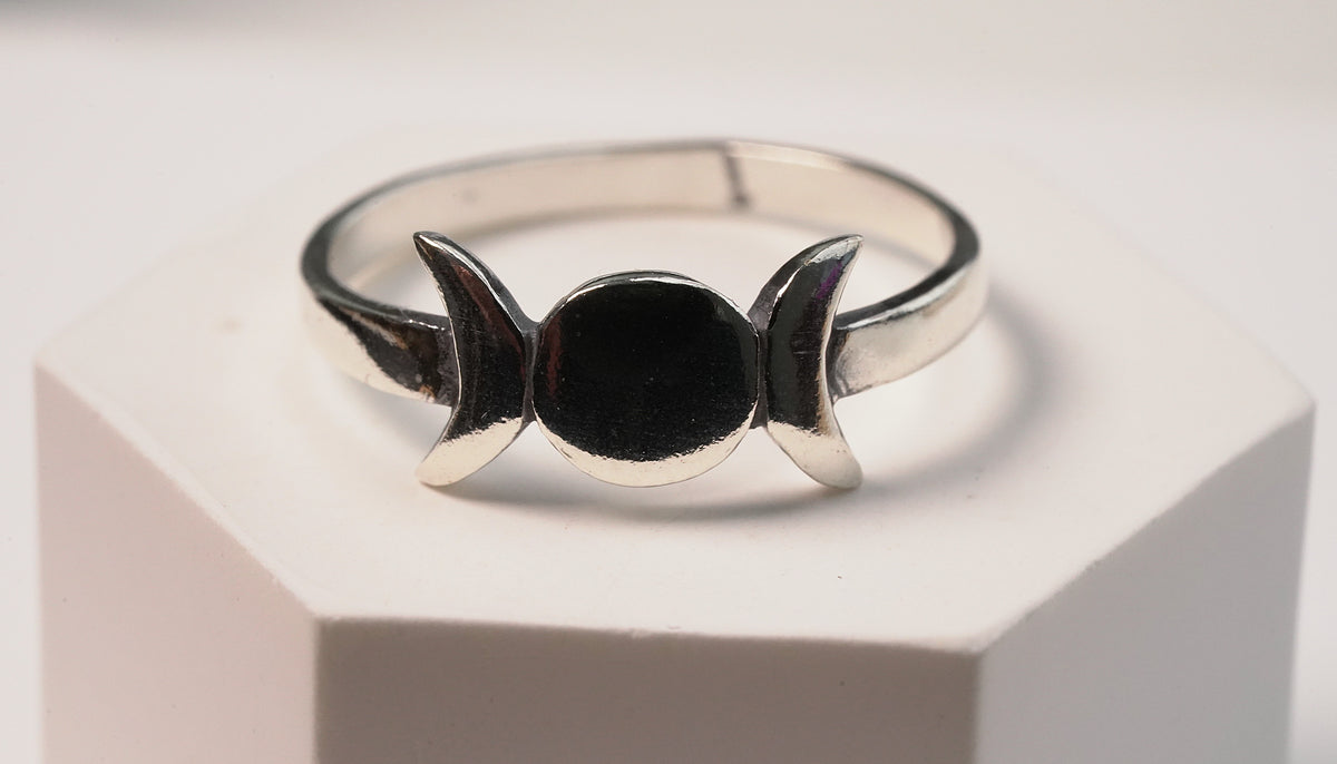  Sterling Silver Luna Ring