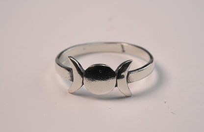  Sterling Silver Luna Ring 925