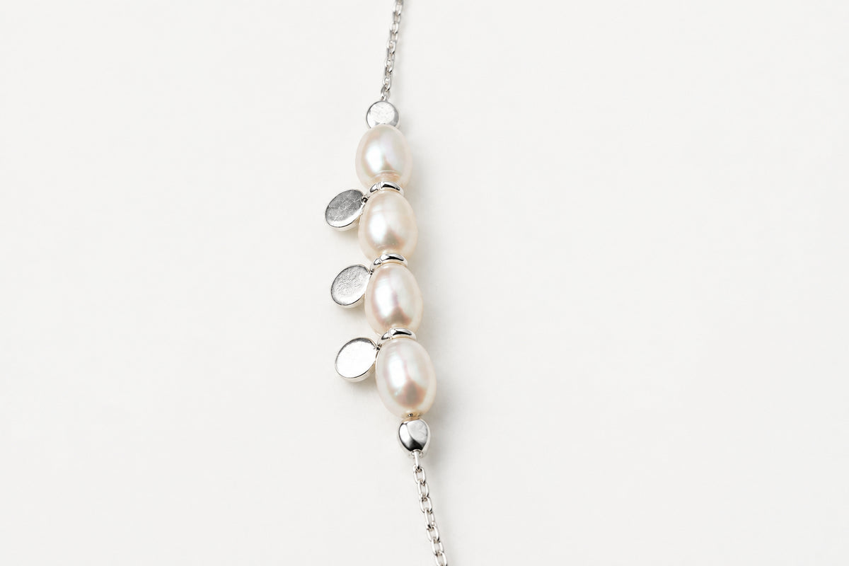 Sterling Silver Mother of Pearl Bracelet