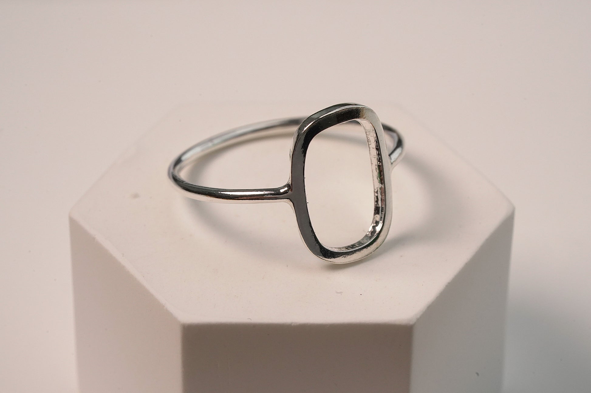 Sterling Silver Oval Ring