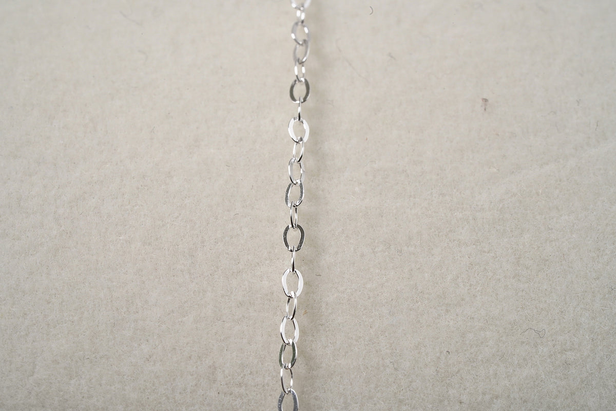 Sterling Silver Thin Link Chain Necklace