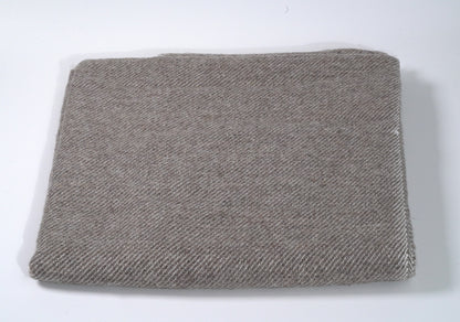 Thick Fawn Pashmina with Subtle White Strip