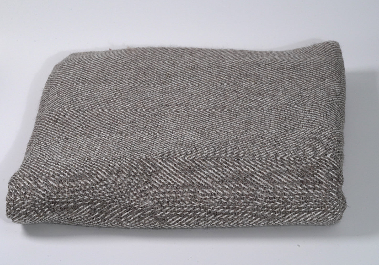 Thickest Pashmina Shawl Pashmina in Brown Zig Zag Pattern
