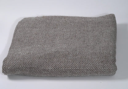 Thickest Pashmina Shawl Pashmina in Brown Zig Zag Pattern