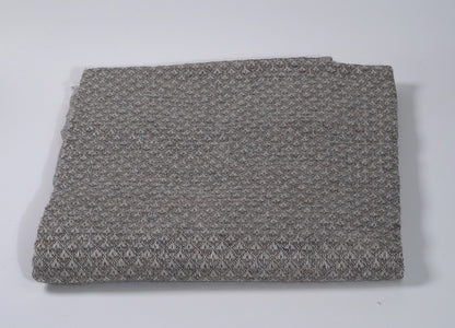 Thickest Pashmina Shawl in Grey and Brown Diamond Pattern
